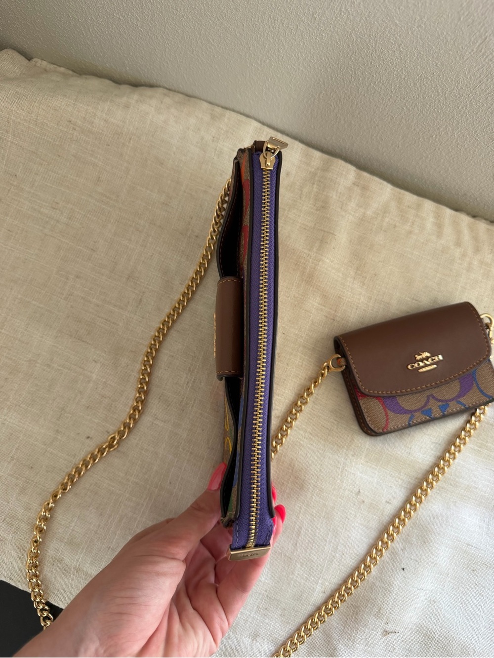 Coach Pride Poppy Crossbody with Wallet Card Case - Picture 3 of 7